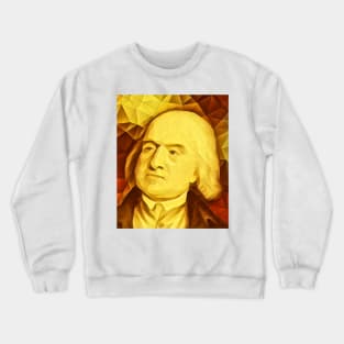 Jeremy Bentham Golden Portrait | Jeremy Bentham Artwork 9 Crewneck Sweatshirt